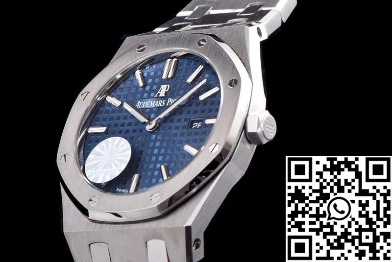 Audemars Piguet Royal Oak Quartz 67650ST.OO.1261ST.01 JF Factory Blue Dial Elegant 179