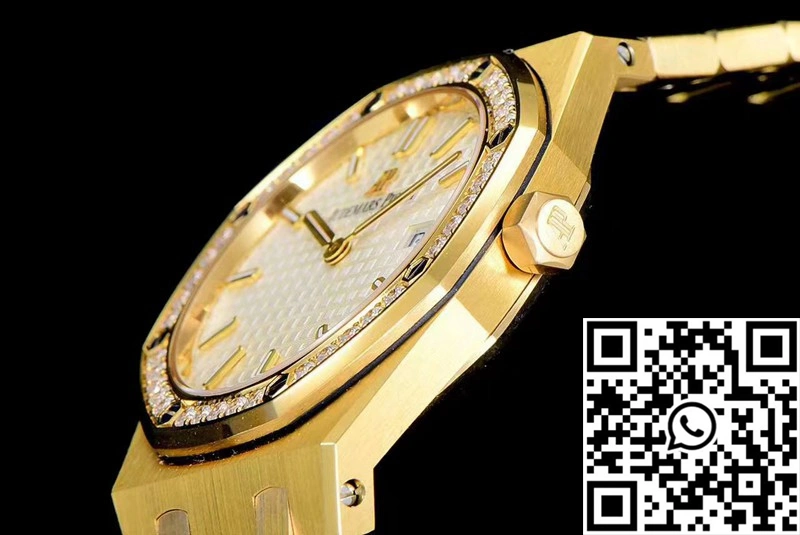 Audemars Piguet Royal Oak Quartz 67651BA.ZZ.1261BA.01 JF Factory Yellow Gold Diamond FlexibleFit 167