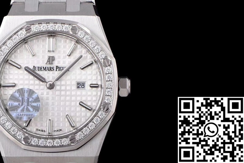 Audemars Piguet Royal Oak Quartz 67651ST.ZZ.1261ST.01 JF Factory White Dial EasyCare 158