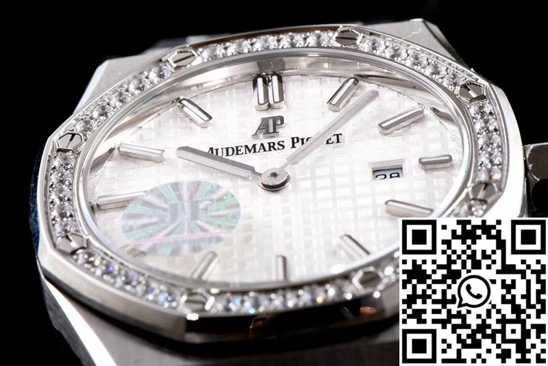 Audemars Piguet Royal Oak Quartz 67651ST.ZZ.1261ST.01 JF Factory White Dial EasyCare 158