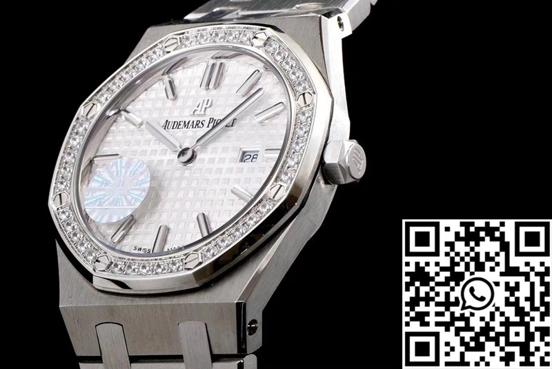 Audemars Piguet Royal Oak Quartz 67651ST.ZZ.1261ST.01 JF Factory White Dial EasyCare 158
