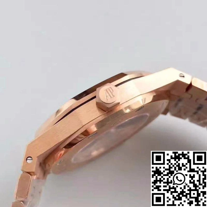 Audemars Piguet Royal Oak Rose Gold 15450 JF Factory V5 Black Dial AllSeason 185
