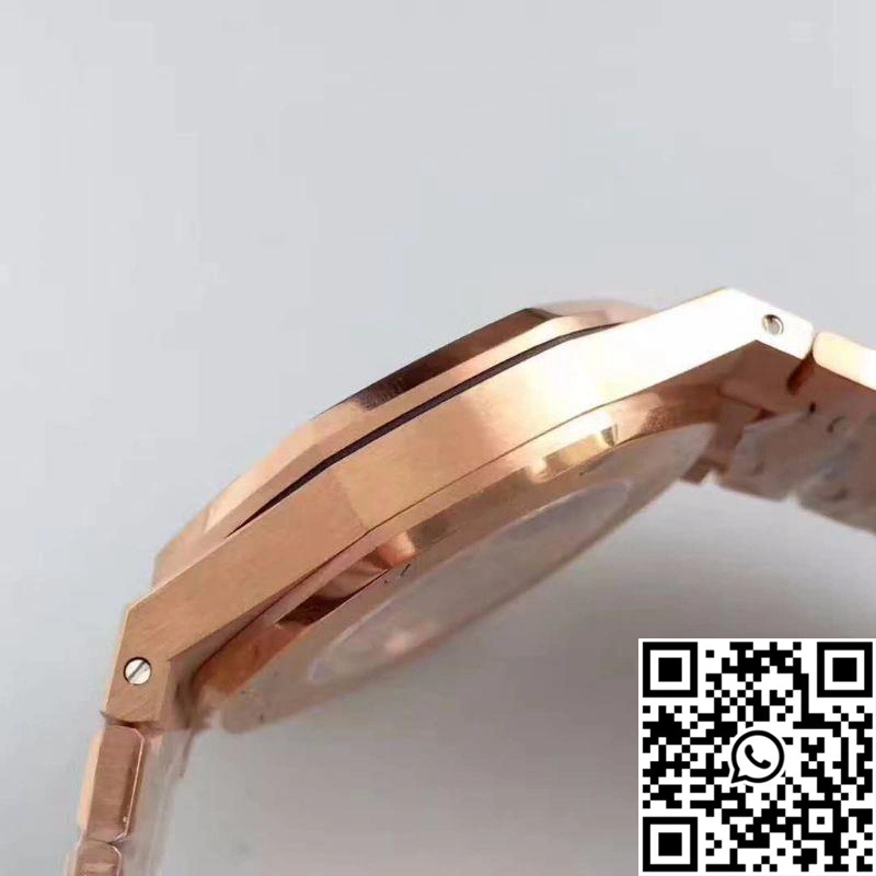 Audemars Piguet Royal Oak Rose Gold 15450 JF Factory V5 Black Dial AllSeason 185