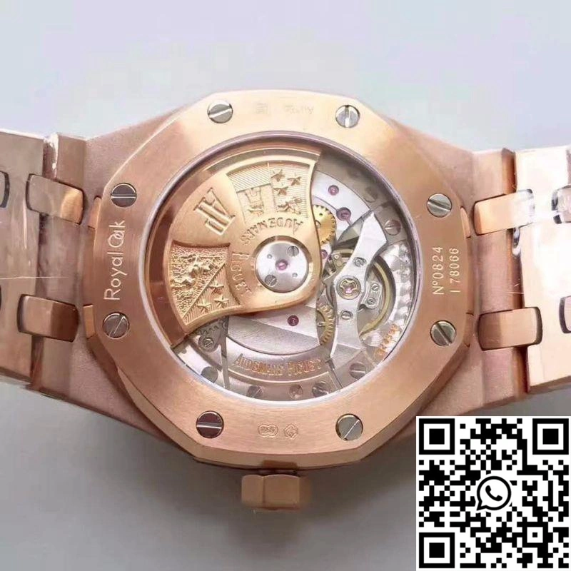 Audemars Piguet Royal Oak Rose Gold 15450 JF Factory V5 Black Dial AllSeason 185