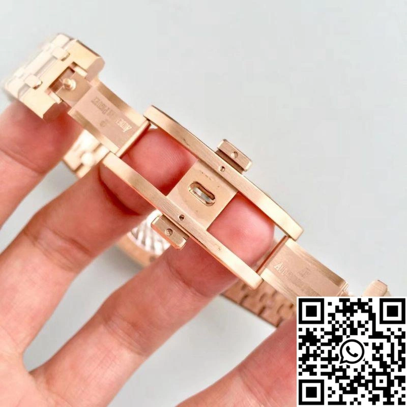 WeatherProof Audemars Piguet Royal Oak Rose Gold Tourbillon Extra Thin 26522 R8 Factory White Dial 165
