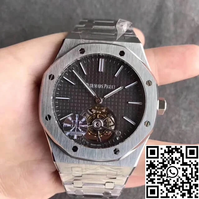 HighPerformance Audemars Piguet Royal Oak Tourbillon 26510PT.OO.1220PT.01 JF Factory Grey Dial 170