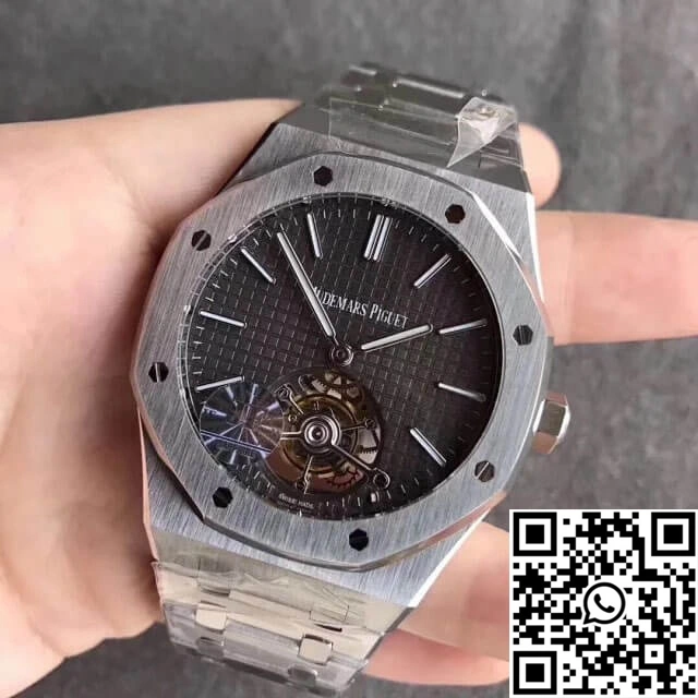 HighPerformance Audemars Piguet Royal Oak Tourbillon 26510PT.OO.1220PT.01 JF Factory Grey Dial 170