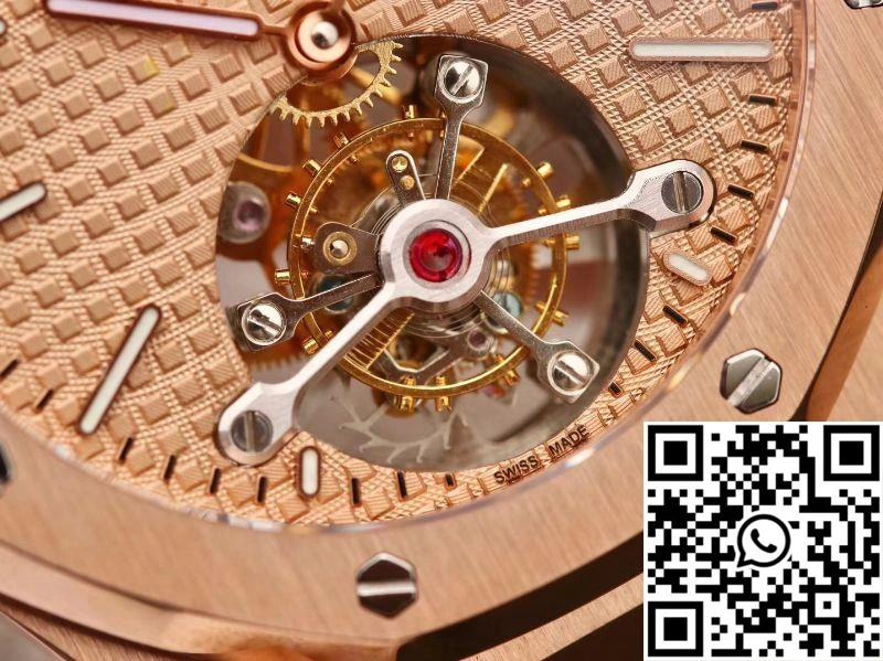 HighQuality Audemars Piguet Royal Oak Tourbillon 26515OR.OO.1220OR.01 R8 Factory 18K Rosegold Dial 149