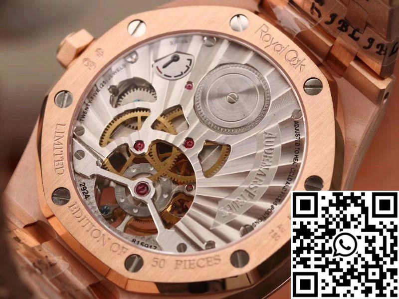 HighQuality Audemars Piguet Royal Oak Tourbillon 26515OR.OO.1220OR.01 R8 Factory 18K Rosegold Dial 149