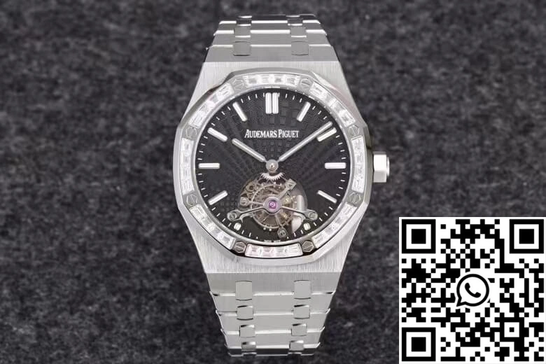 QuickDry Audemars Piguet Royal Oak Tourbillon 26521BC.ZZ.1220BC.01 R8 Factory Diamond-set Bezel 177