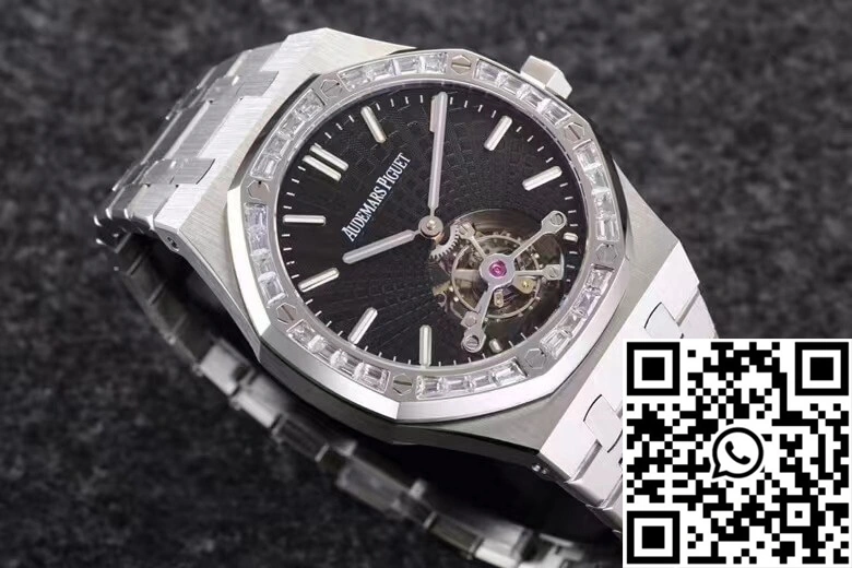 QuickDry Audemars Piguet Royal Oak Tourbillon 26521BC.ZZ.1220BC.01 R8 Factory Diamond-set Bezel 177