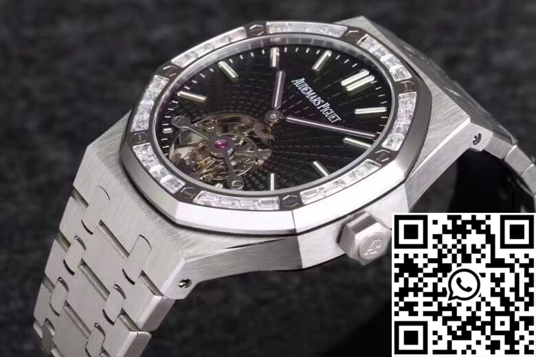 QuickDry Audemars Piguet Royal Oak Tourbillon 26521BC.ZZ.1220BC.01 R8 Factory Diamond-set Bezel 177