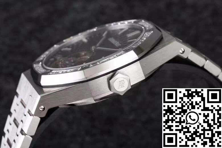 QuickDry Audemars Piguet Royal Oak Tourbillon 26521BC.ZZ.1220BC.01 R8 Factory Diamond-set Bezel 177