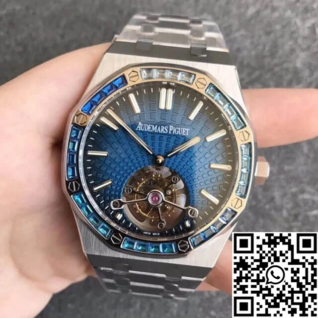 Audemars Piguet Royal Oak Tourbillon 26521PT.YY.1220PT.01 R8 Factory Smoky Blue Dial Sophisticated 169