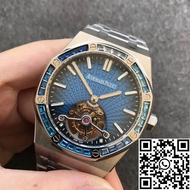 Audemars Piguet Royal Oak Tourbillon 26521PT.YY.1220PT.01 R8 Factory Smoky Blue Dial Sophisticated 169