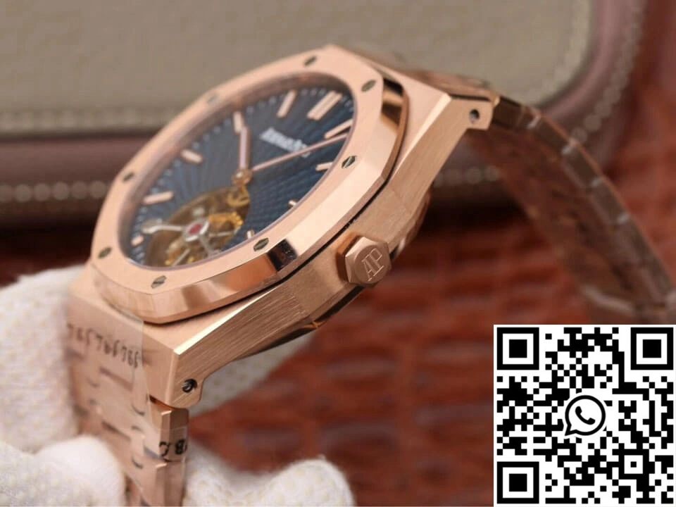 Functional Audemars Piguet Royal Oak Tourbillon 26522OR.OO.1220OR.01 JF Factory Rose Gold 180