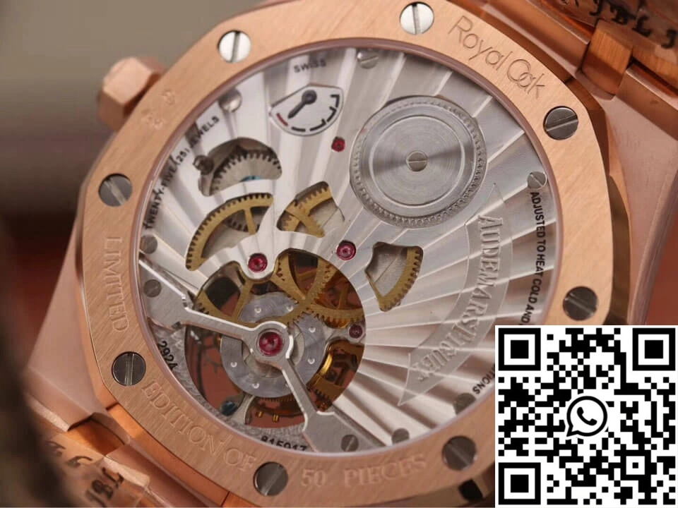 Functional Audemars Piguet Royal Oak Tourbillon 26522OR.OO.1220OR.01 JF Factory Rose Gold 180