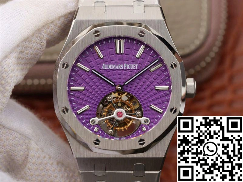 ModernLook Audemars Piguet Royal Oak Tourbillon 26522ST.OO.1220ST.01 R8 Factory Purple Dial 191