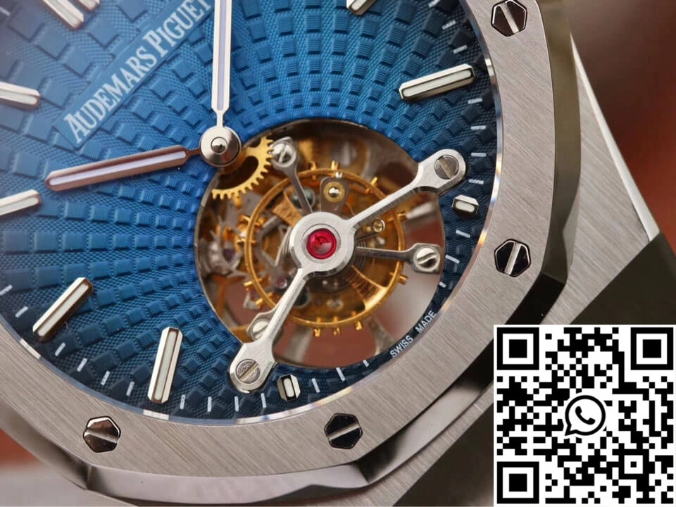EyeCatching Audemars Piguet Royal Oak Tourbillon 26522TI.OO.1220TI.01 JF Factory Smoky Blue Dial 157