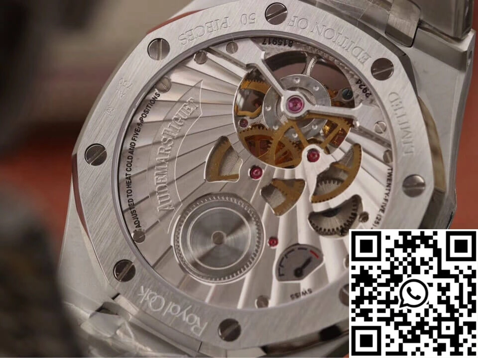EyeCatching Audemars Piguet Royal Oak Tourbillon 26522TI.OO.1220TI.01 JF Factory Smoky Blue Dial 157
