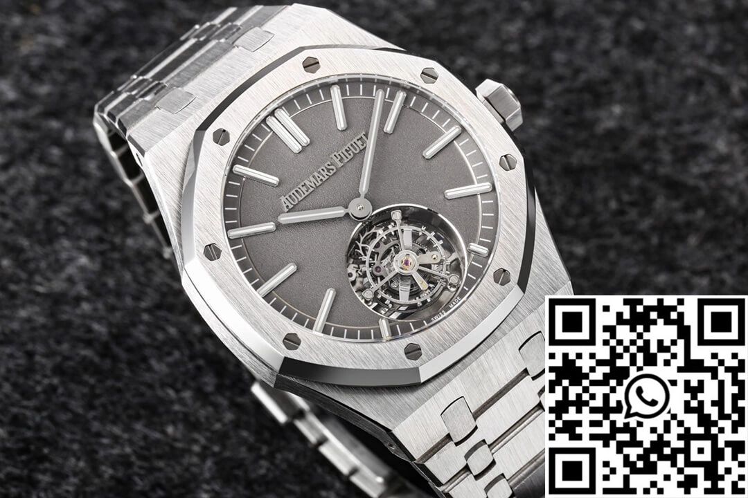 Audemars Piguet Royal Oak Tourbillon 26530TI.OO.1220TI.01 R8 Factory Dark Grey Dial ZipUp 187