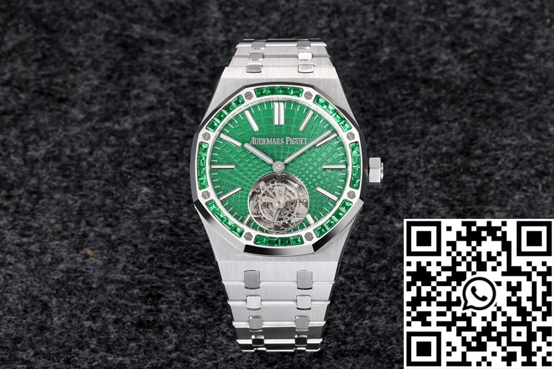 Audemars Piguet Royal Oak Tourbillon 26532IC.EE.1220TI.01 R8 Factory Green Dial Elegant 160