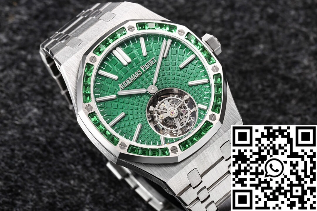 Audemars Piguet Royal Oak Tourbillon 26532IC.EE.1220TI.01 R8 Factory Green Dial Elegant 160