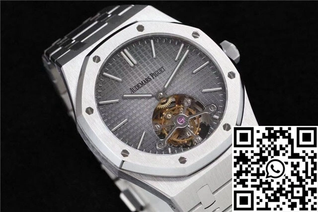 Snug Audemars Piguet Royal Oak Tourbillon Extra Thin 26510PT.OO.1220PT.01 R8 Factory Dark Grey Dial 166