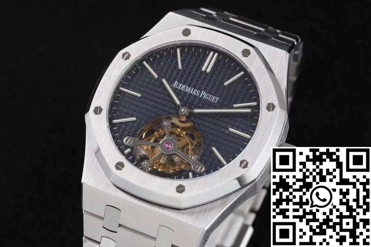 Audemars Piguet Royal Oak Tourbillon Extra Thin 26510ST.OO.1220ST.01 R8 Factory Blue Dial Lightweight 188