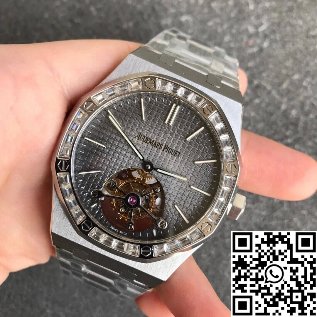 Colorful Audemars Piguet Royal Oak Tourbillon Extra Thin 26516PT.ZZ.1220PT.01 R8 Factory Grey Dial 178