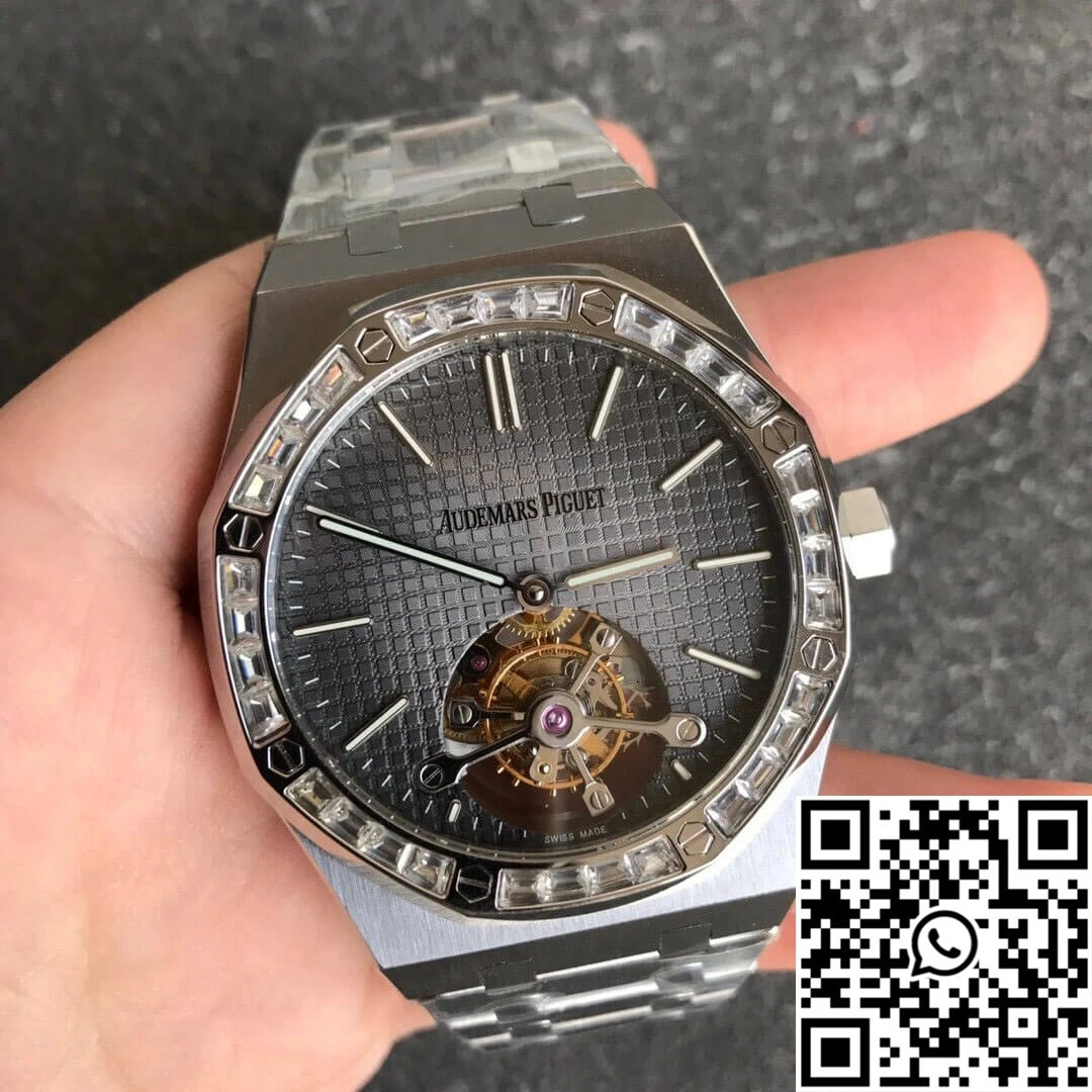 Colorful Audemars Piguet Royal Oak Tourbillon Extra Thin 26516PT.ZZ.1220PT.01 R8 Factory Grey Dial 178