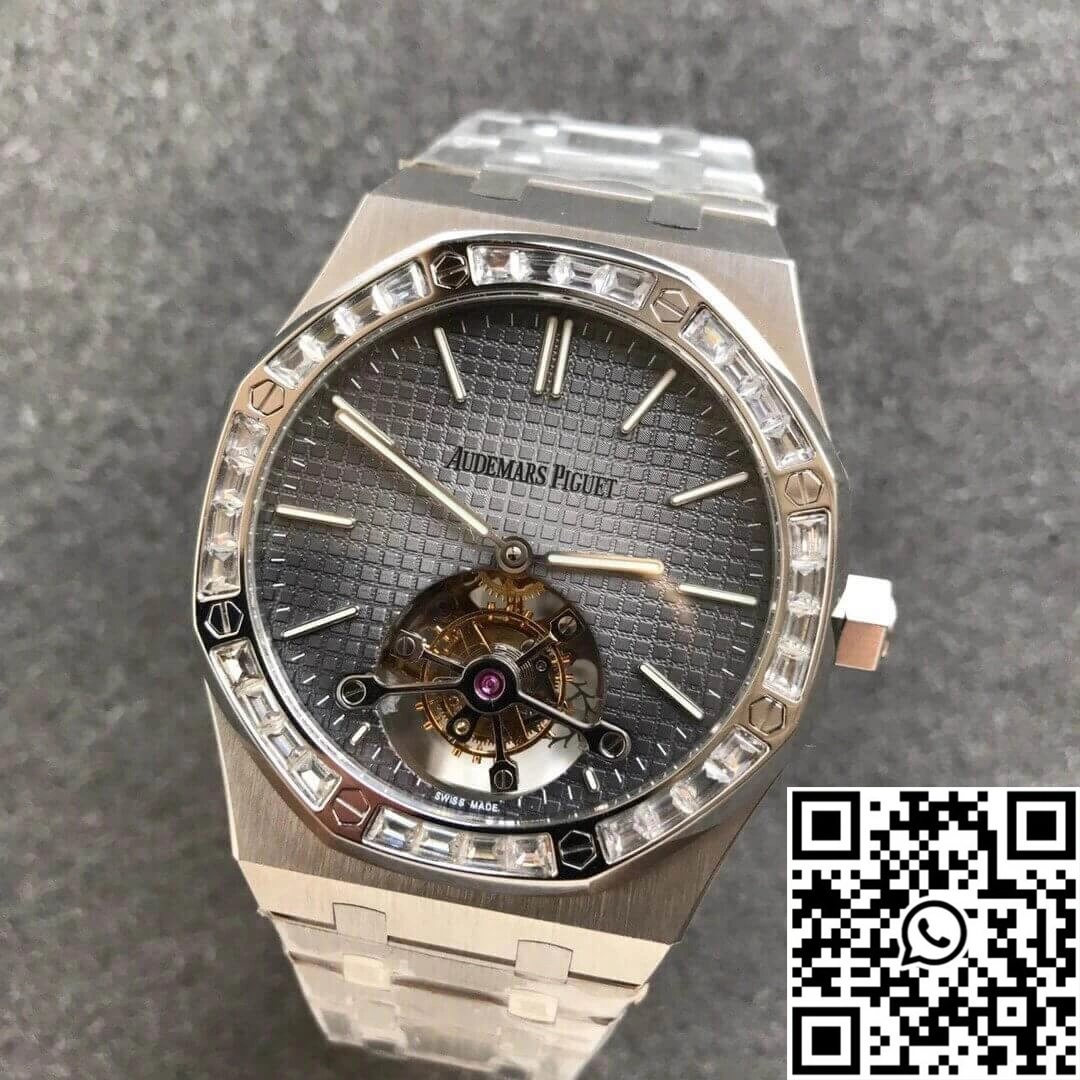Colorful Audemars Piguet Royal Oak Tourbillon Extra Thin 26516PT.ZZ.1220PT.01 R8 Factory Grey Dial 178