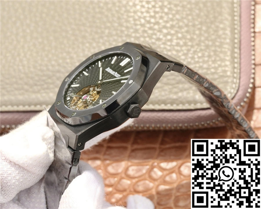 WeatherProof Audemars Piguet Royal Oak Tourbillon Extra Thin 26522CE.OO.1225CE.01 R8 Factory Black Dial 155