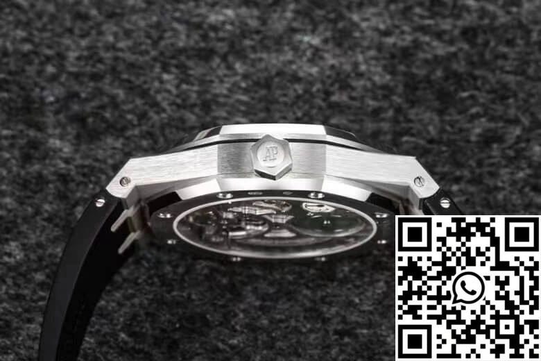 Neat Audemars Piguet Royal Oak Tourbillon R8 Factory V3 Black Strap 172