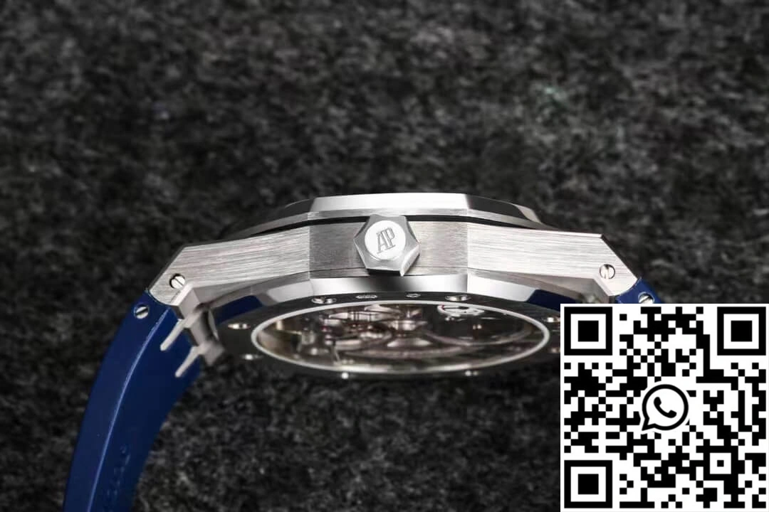 SmoothTexture Audemars Piguet Royal Oak Tourbillon R8 Factory V3 Blue Strap 192