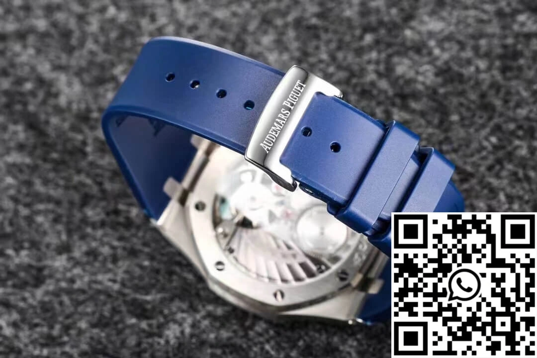 SmoothTexture Audemars Piguet Royal Oak Tourbillon R8 Factory V3 Blue Strap 192