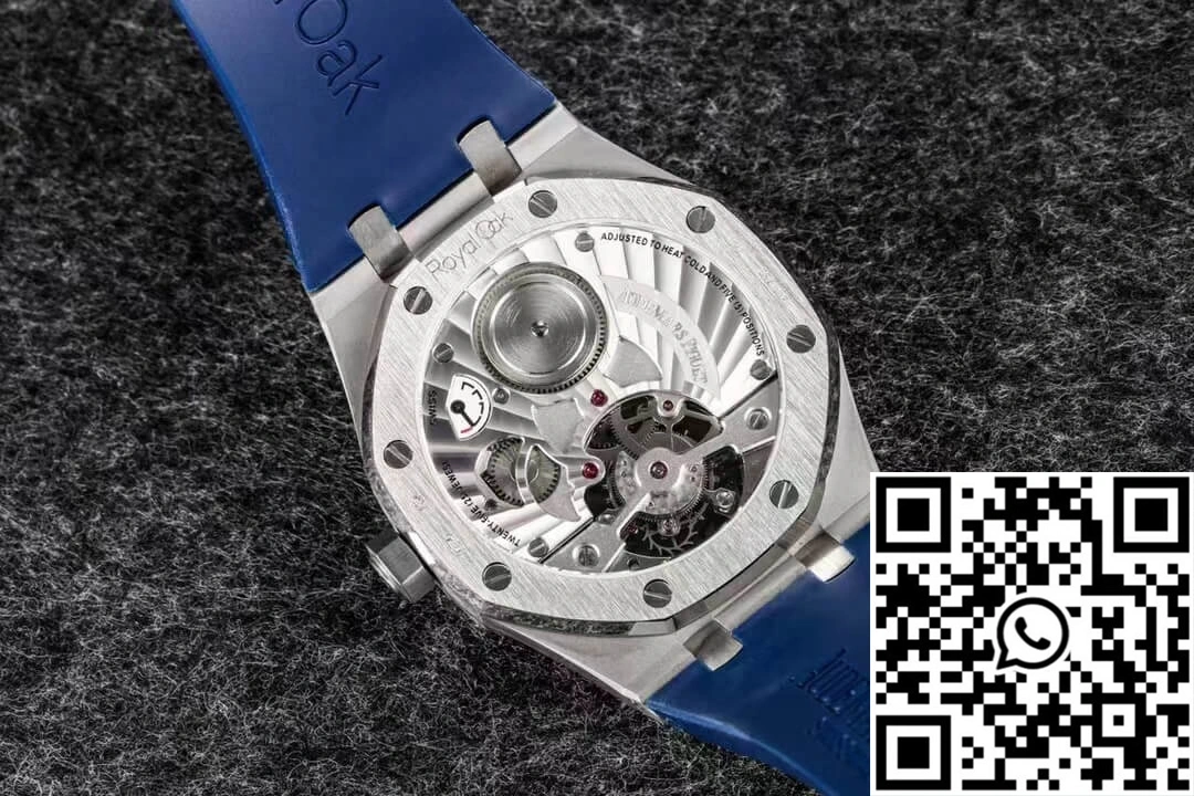 SmoothTexture Audemars Piguet Royal Oak Tourbillon R8 Factory V3 Blue Strap 192
