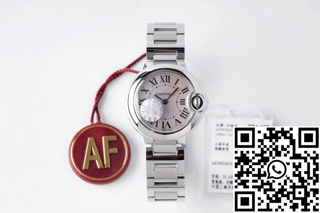 Neat Ballon Bleu De Cartier 28MM AF Factory Stainless Steel Strap 1381