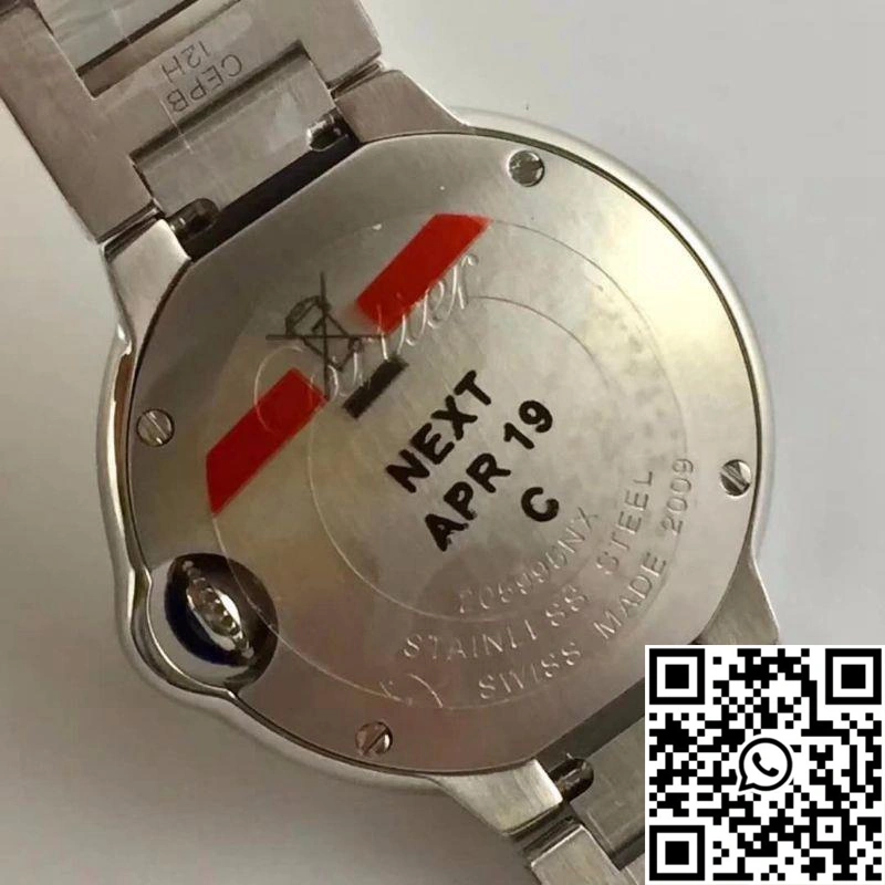 Thermal Ballon Bleu De Cartier 28MM W69010Z4 V6 Factory White Dial 1335
