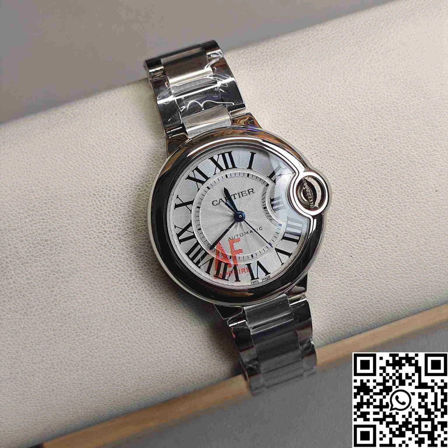 Ballon Bleu De Cartier 33MM CRWSBB0044 AF Factory White Dial Practical 1366