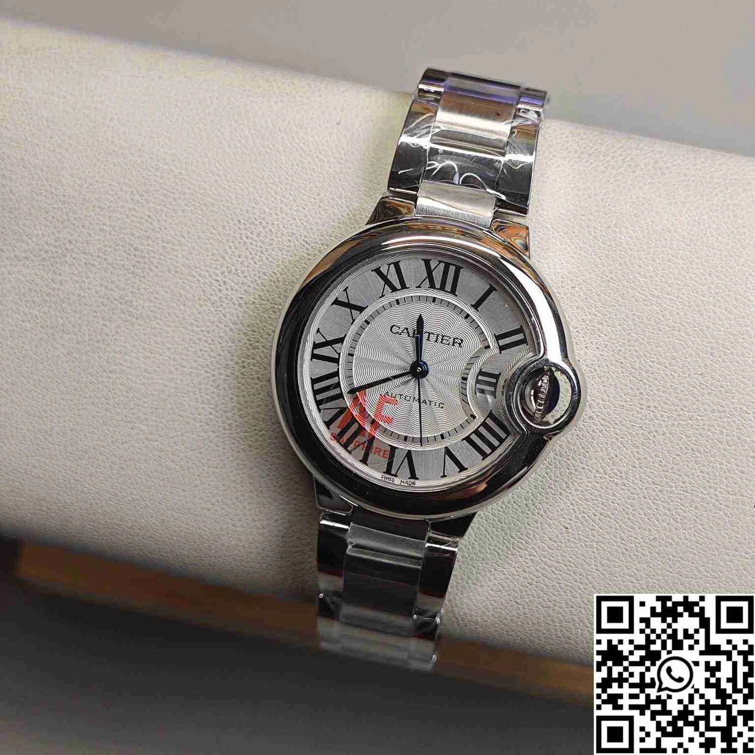 Ballon Bleu De Cartier 33MM CRWSBB0044 AF Factory White Dial Practical 1366