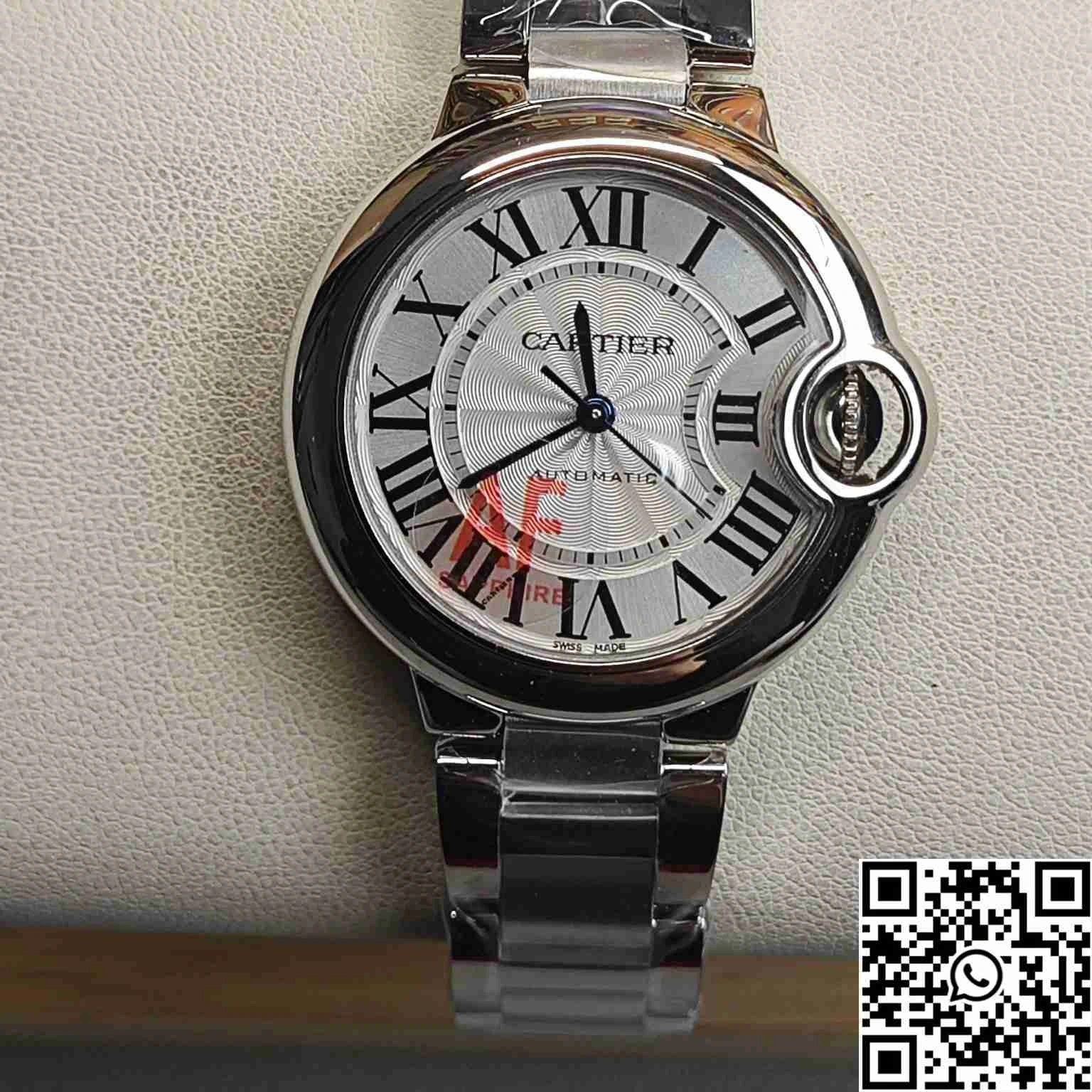 Ballon Bleu De Cartier 33MM CRWSBB0044 AF Factory White Dial Practical 1366