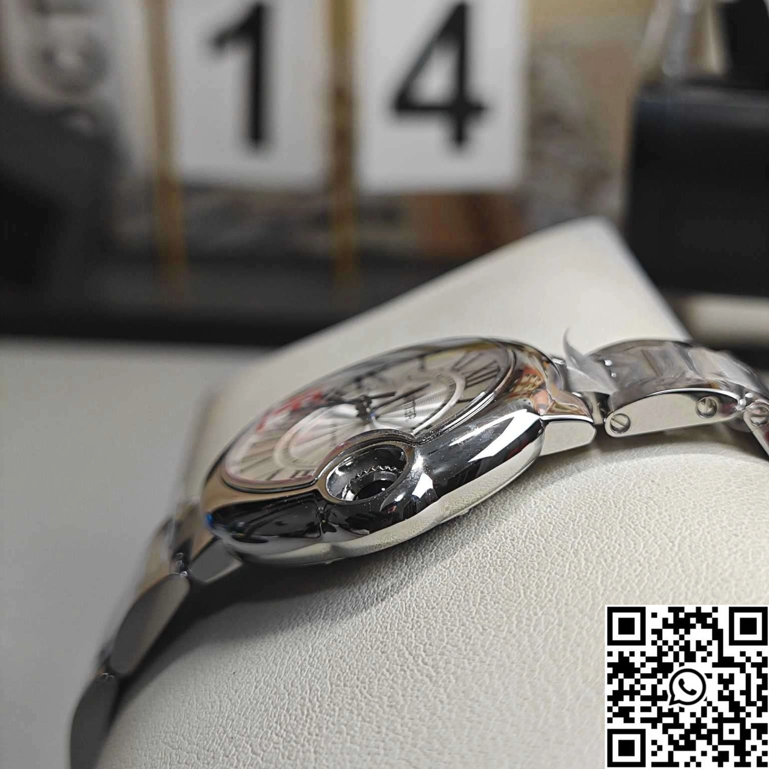 Ballon Bleu De Cartier 33MM CRWSBB0044 AF Factory White Dial Practical 1366