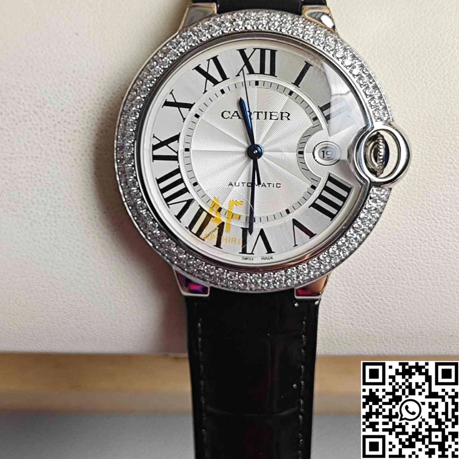 UrbanChic Ballon Bleu De Cartier 33MM W4BB0015 AF Factory Diamond-set Bezel 1342