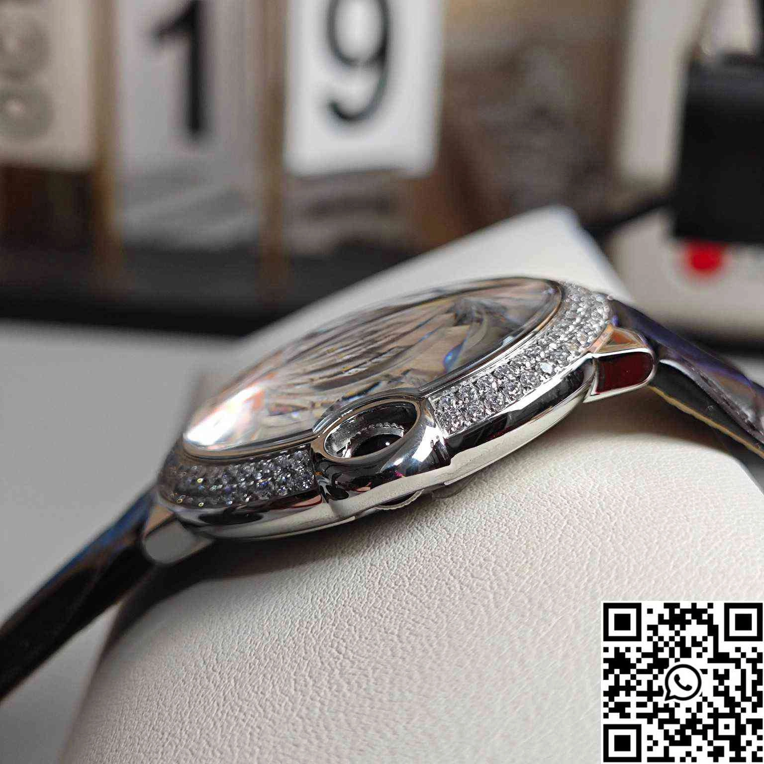 UrbanChic Ballon Bleu De Cartier 33MM W4BB0015 AF Factory Diamond-set Bezel 1342