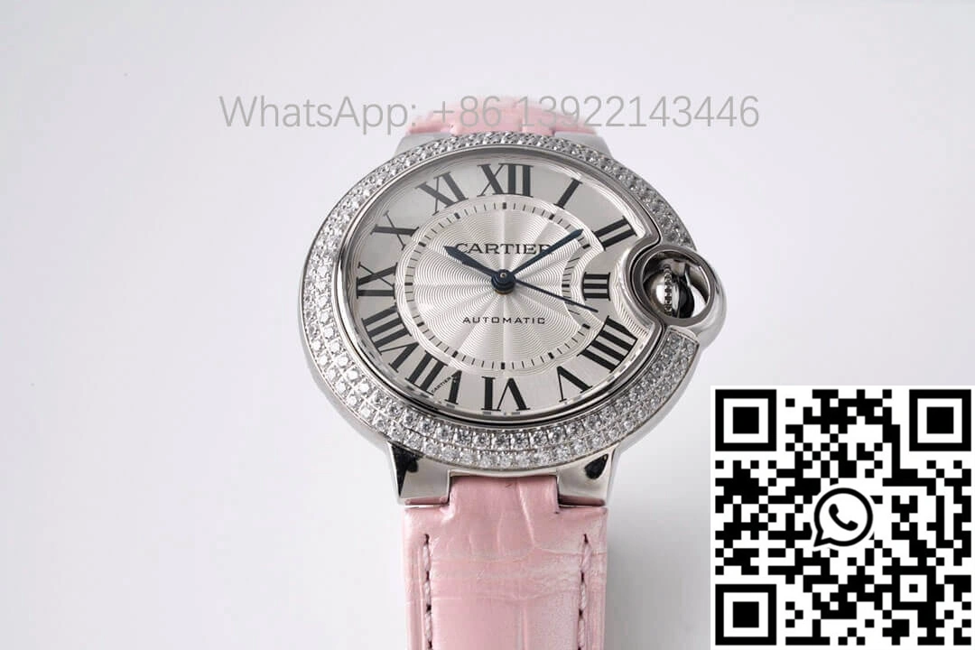 TopPick Ballon Bleu De Cartier 33MM WE902067 AF Factory Diamond-set Bezel 1332