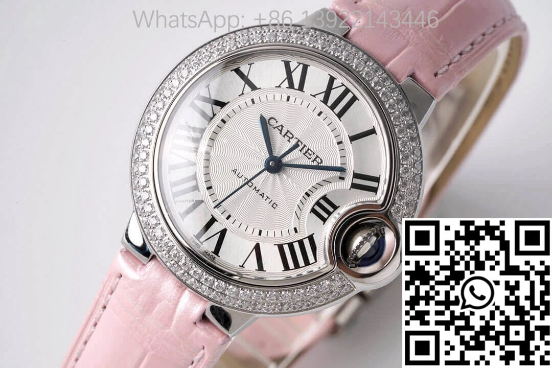 TopPick Ballon Bleu De Cartier 33MM WE902067 AF Factory Diamond-set Bezel 1332