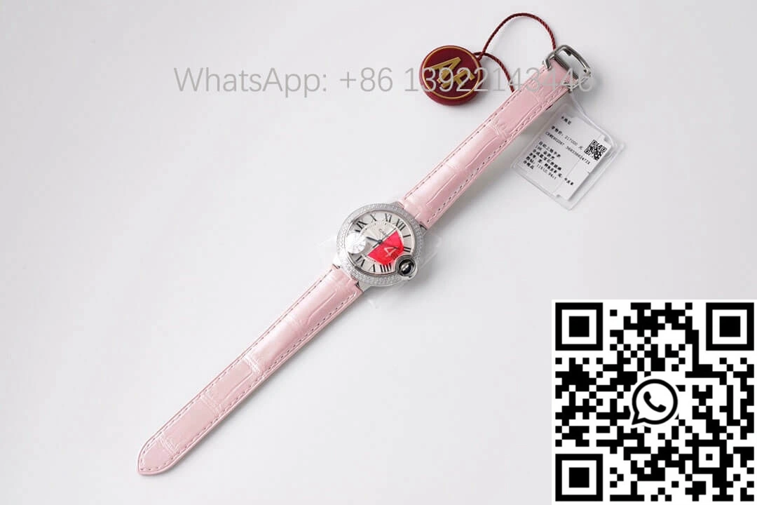 TopPick Ballon Bleu De Cartier 33MM WE902067 AF Factory Diamond-set Bezel 1332