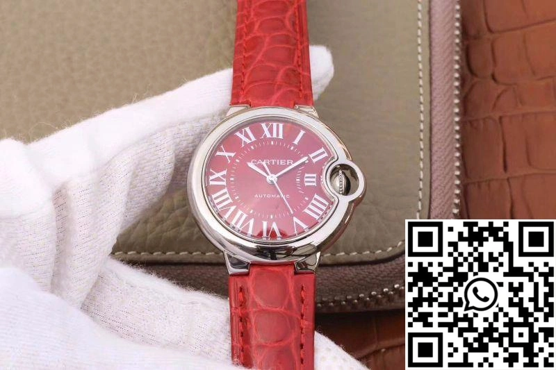 ModernLook Ballon Bleu De Cartier 33MM WSBB0022 TW Factory Red Dial 1330