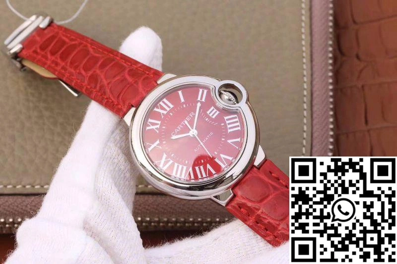 ModernLook Ballon Bleu De Cartier 33MM WSBB0022 TW Factory Red Dial 1330